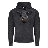 Vintage Black Black Angus Heifer Vintage Hoodie - LillyAllenDesigns