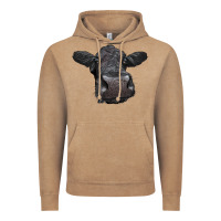 Black Angus Heifer Vintage Hoodie | Teevron