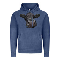Vintage Denim Black Angus Heifer Vintage Hoodie - LillyAllenDesigns