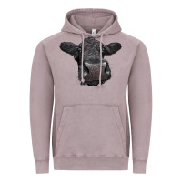 Vintage Zinc Black Angus Heifer Vintage Hoodie - LillyAllenDesigns