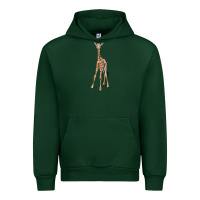 Forest Green baby giraffe Urban Hoodie - LillyAllenDesigns