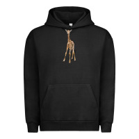 Pigment Black baby giraffe Urban Hoodie - LillyAllenDesigns