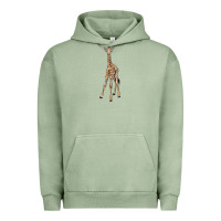 Pigment Oil Green baby giraffe Urban Hoodie - LillyAllenDesigns