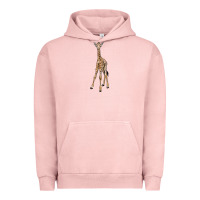 Pigment Salmon baby giraffe Urban Hoodie - LillyAllenDesigns