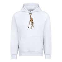 White baby giraffe Urban Hoodie - LillyAllenDesigns