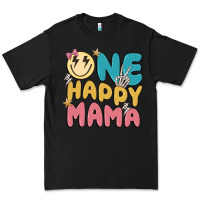 Black one happy mama Premium Tee - MaliasSmallBusiness