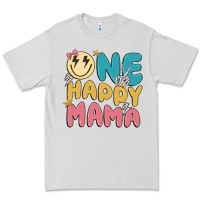 Dove Grey one happy mama Premium Tee - MaliasSmallBusiness