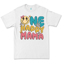 White one happy mama Premium Tee - MaliasSmallBusiness