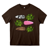 Chocolate Brown easter carrots Heavy Core Tee - AdoDesignShop