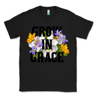 Black Grow In Grace Classic Tee - LillyAllenDesigns