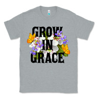 Heather Grey Grow In Grace Classic Tee - LillyAllenDesigns