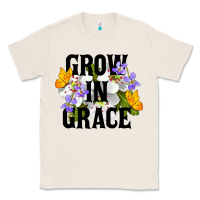 Natural Grow In Grace Classic Tee - LillyAllenDesigns