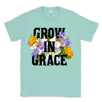 Seafoam Grow In Grace Classic Tee - LillyAllenDesigns