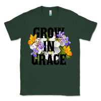 Sports Green Grow In Grace Classic Tee - LillyAllenDesigns