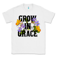 White Grow In Grace Classic Tee - LillyAllenDesigns