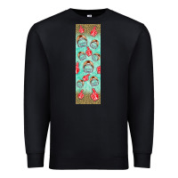 Black american football with lightning bolt  pen wrap Premium Sweatshirt - BundleAndBundleShop