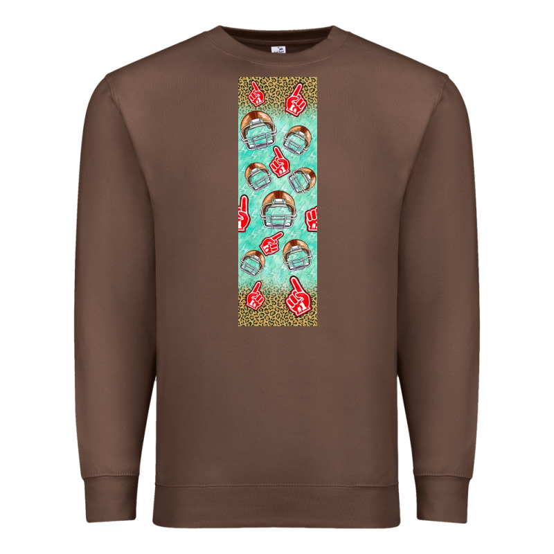 American Football With Lightning Bolt  Pen Wrap Premium Sweatshirt by BundleAndBundleShop | Teevron