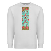 Dove Grey american football with lightning bolt  pen wrap Premium Sweatshirt - BundleAndBundleShop