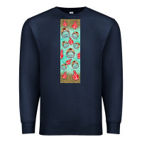 Navy american football with lightning bolt  pen wrap Premium Sweatshirt - BundleAndBundleShop