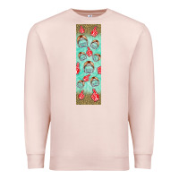 Pale Pink american football with lightning bolt  pen wrap Premium Sweatshirt - BundleAndBundleShop