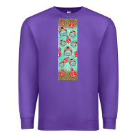 Purple american football with lightning bolt  pen wrap Premium Sweatshirt - BundleAndBundleShop
