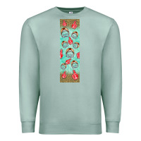 Seafoam american football with lightning bolt  pen wrap Premium Sweatshirt - BundleAndBundleShop
