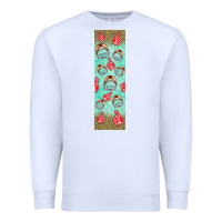 White american football with lightning bolt  pen wrap Premium Sweatshirt - BundleAndBundleShop