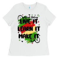 White 365 days Ladies Tee - MaliasSmallBusiness