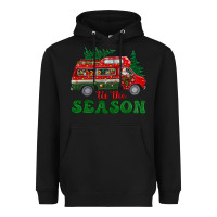 Black christmas 'tis the season Heavyweight Hoodie - BundleAndBundleShop