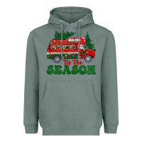 Sage christmas 'tis the season Heavyweight Hoodie - BundleAndBundleShop