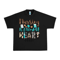 Black nursing is a work of heart Urban Heavy Tee - JahusDesignShop