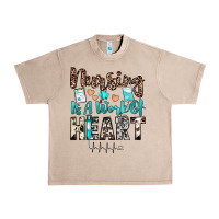 French Oak nursing is a work of heart Urban Heavy Tee - JahusDesignShop