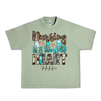 Oil Green nursing is a work of heart Urban Heavy Tee - JahusDesignShop