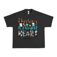 Pigment Black nursing is a work of heart Urban Heavy Tee - JahusDesignShop