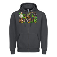 Smoke Lucky hunter St. Patrick's Day Zipper Hoodie - OliviaCreatesArt