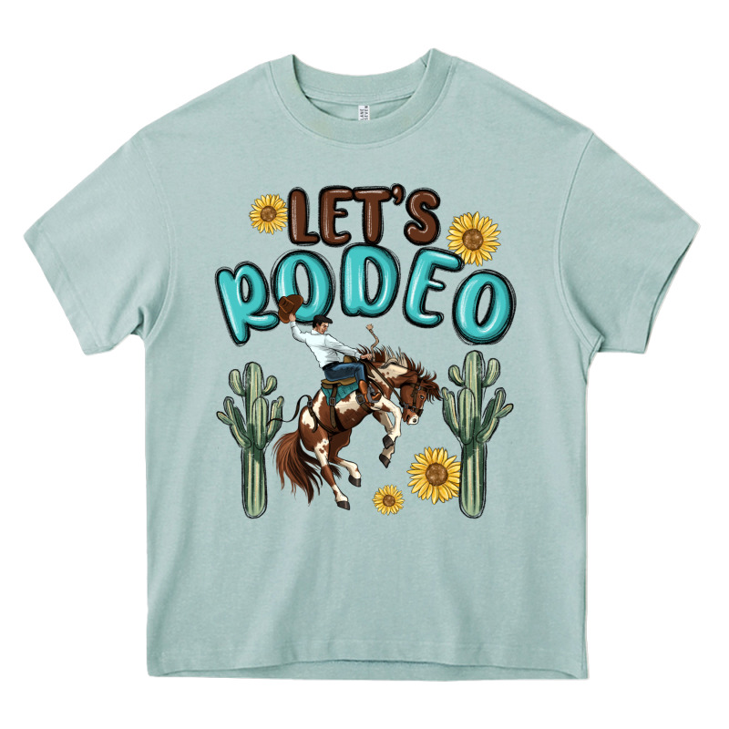 Let's Rodeo Heavy Core Tee by MaliasSmallBusiness | Teevron