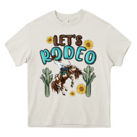 Cream let's rodeo Heavy Core Tee - MaliasSmallBusiness