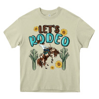 Mossy let's rodeo Heavy Core Tee - MaliasSmallBusiness