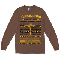 Chestnut TAURUS FACTS Long Sleeve Tee - Bettercallsaul