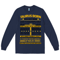 Navy TAURUS FACTS Long Sleeve Tee - Bettercallsaul