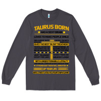 Smoke TAURUS FACTS Long Sleeve Tee - Bettercallsaul