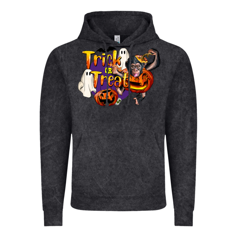 Trick Or Treat Chimpanzee Vintage Hoodie by LillyAllenDesigns | Teevron