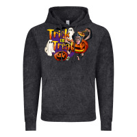 Vintage Black Trick Or Treat Chimpanzee Vintage Hoodie - LillyAllenDesigns