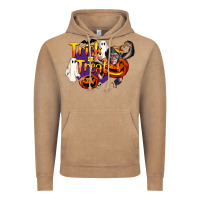 Vintage Coffee Trick Or Treat Chimpanzee Vintage Hoodie - LillyAllenDesigns