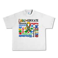 Lunar Rock autism awareness typography Urban Heavy Tee - Artiststas