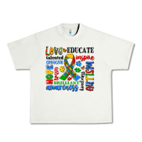 Pistachio autism awareness typography Urban Heavy Tee - Artiststas