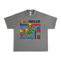 Tornado autism awareness typography Urban Heavy Tee - Artiststas