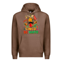 Chestnut My first cinco de mayo Premium Hoodie - FaDigitalArtStudio