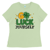 Matcha go luck yourself Ladies Tee - MaliasSmallBusiness