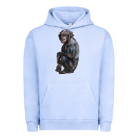 Pigment Grape Ice Chimpanzee Illustrations Urban Hoodie - LillyAllenDesigns